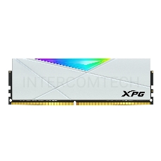 Модуль памяти 16GB ADATA DDR4 3200 DIMM XPG SPECTRIX D50 RGB White Gaming Memory AX4U32008G16A-DW50 Non-ECC, CL16, 1.35V, Heat Shield, Kit (2x8GB), RTL