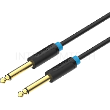 Кабель Vention аудио Jack 6,35 mm M/6.35 M - 1 м BAABF