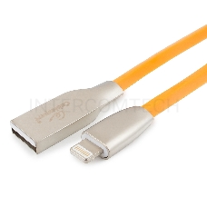 Кабель Cablexpert для Apple CC-G-APUSB01O-1M, AM/Lightning, серия Gold, длина 1м, оранжевый, блистер