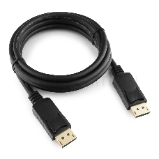 Кабель DisplayPort Gembird/Cablexpert CC-DP2-6, v1.2, 1.8м, 20M/20M, черный, экран, пакет