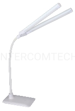 Светильник Camelion KD-794  C01 белый  LED (Свет-к наст.,10 Вт, 2 плаф.,230В, сенс.вкл-е, 4 ур.ярк,4000К) 