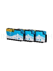 Набор струйных картриджей Sakura CZ134A (№711 Cyan 3-pack) для HP, голубой, 26 мл.