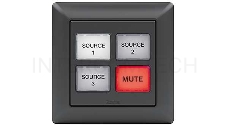 Кнопочная панель eBUS с 4 кнопками Extron EBP 104 EU