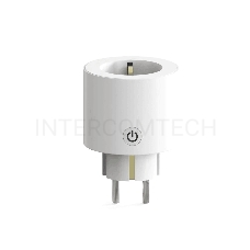 Розетка 1-пост. MOES Smart Socket WK-UEU16-M, Wi-Fi, 250 В, 16А, встраиваемая IP20, шторки + ЗК, белая