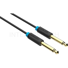 Кабель Vention аудио Jack 6,35 mm M/6.35 M - 1 м BAABF