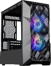 Корпус Cooler Master MasterCase TD300 Mesh, USB3.0x2, 2x120ARGBFans, Black, mATX, w/o PSU