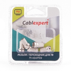 Коннектор Cablexpert F SPL6-01, 18mm, для кабеля RG6, 5шт