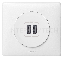Рамка Legrand 066631 - Программа Celiane - 1 пост - Белый глянец