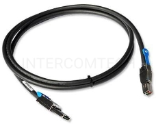 Кабель LSI CBL-SFF8644-8088-20M  (LSI00337) длина 2м,наконечники: SFF8644(контроллер)-SFF8088(внеш.устройство)