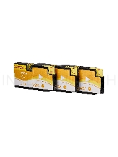 Набор струйных картриджей Sakura CZ136A (№711 Yellow 3-pack) для HP, желтый, 26 мл. (3шт)