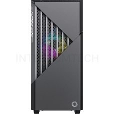 Компьютерный корпус, без блока питания ATX Gamemax Contac COC BG ATX case, black/grey, w/o PSU