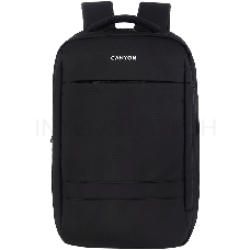 Рюкзак CANYON BPL-5, Laptop backpack for 15.6 inch, Product spec/size(mm): 440MM x300MM x 170MM, Black, EXTERIOR materials:100% Polyester, Inner materials:100% Polyester, max weight (KGS): 12kgs