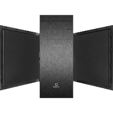 Компьютерный корпус ATX, без блока питания/ Gamemax Silent Max ATX case, black, w/o PSU, w/2xUSB3.0+2xUSB2.0, w/2x12cm top fans (GMX-WFBK), w/2x12cm front fans (GMX-WFBK), w/1x12cm rear fan (GMX