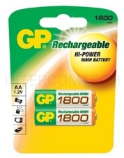 Аккумулятор GP 180AAHC AA NiMH 1800mAh (2шт)  