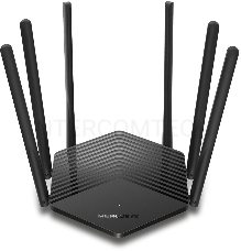 Роутер Mercusys AC1900 Wireless AC Gigabit Router, 600 Mbps at 2.4 GHz + 1300 Mbps at 5 GHz, 6×5dBi Fixed External Antennas with Beamforming, 2× G LAN Ports, 1× G WAN Port, Access Point Mode, 3X3 MU-MIMO, Parental Controls, Guest Network, Smart Connect