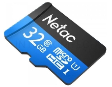 Флеш карта microSDHC 32GB Netac P500 <NT02P500STN-032G-S>  (без SD адаптера) 80MB/s