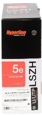 Кабель информационный Hyperline UUTP4-C5E-S24-IN-LSZH-GY-100 кат.5E U/UTP 4X2X24AWG LSZH внутренний 100м серый