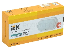 Светильник Iek LDPO0-4011-8-4000-K01  LED ДПО 4011 8Вт IP54 4000K овал белый IEK