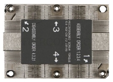 Радиатор Supermicro 1U Passive CPU Heat Sink Socket LGA3647-0 (SNK-P0067PSM)