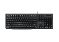 Комплект проводной Dareu MK185 Black (черный), клавиатура LK185 (мембранная, 104кл, EN/RU) + мышь LM103, USB