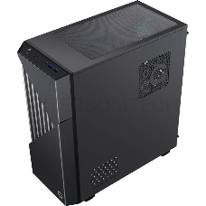 Компьютерный корпус, без блока питания ATX Gamemax Contac COC BG ATX case, black/grey, w/o PSU