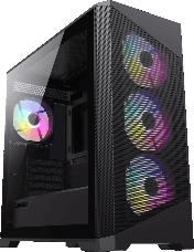 Компьютерный корпус mATX, без блока питания Gamemax Destroyer MB mATX case, black, w/o psu, w/1xUSB3.0+2xUSB2.0, Combo Audio, w/3x12cm FRGB front fan (FN-FF12X), w/1x12cm FRGB rear fan (FN-FF12X)