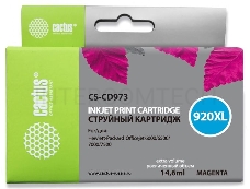 Картридж струйный Cactus CS-CD973 пурпурный для №920XL HP Officejet 6000/6500/7000/7500 (11ml)