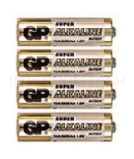 Батарея GP Super Alkaline 15ARS LR6 AA (4шт) спайка