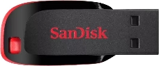 Флеш Диск Sandisk 64Gb Cruzer Blade SDCZ50-064G-B35 USB2.0 черный/красный