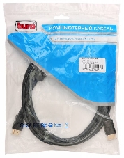 Кабель аудио-видео Buro HDMI (m)/HDMI (m) 3м. феррит.кольца черный (HDMI-19M/19M-3M-MG)