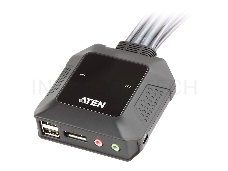 Переключатель ATEN 2 PORT USB DP KVM SWITCH.