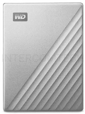 Внешний жёсткий диск WD My Passport Ultra (Metal Edition) WDBC3C0020BSL-WESN 2TB 2,5 USB 3.1/USB-C silver (E1B)