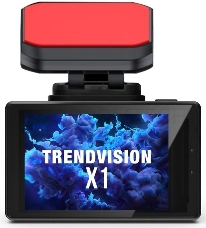 Видеорегистратор TrendVision X1 черный 1080x1920 150гр. GPS MSTAR 8336