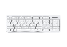 Комплект проводной Dareu MK185 White (белый), клавиатура LK185 (мембранная, 104кл, EN/RU) + мышь LM103, USB