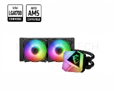 Водяное охлаждение для процессора MAG CORELIQUID C240 2x ARGB Fan, ARGB Block, Color Box (851279)