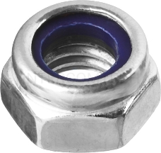 Гайка с нейлоновым кольцом ЗУБР DIN 985, M10, 5 кг, (примерно 495 шт.) класс прочности 6, оцинкованная, 303580-10