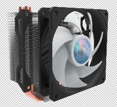 Кулер Cooler Master Hyper 212 Spectrum V2 (150W, 4-pin, 157mm, tower, Al/Cu, RGB, fans: 1x120mm/62CFM/27dBA/1800rpm, 1200/115x/AM4)