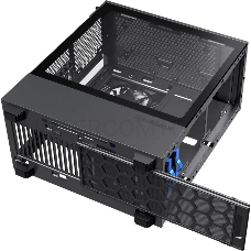 Компьютерный корпус, без блока питания ATX Gamemax Contac COC BG ATX case, black/grey, w/o PSU