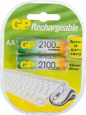 Аккумулятор GP 210AAHC AA NiMH 2100mAh (2шт)