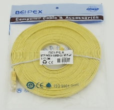 Сетевое оборудование  Patchcord литой 5E Copper FLAT 7.5m