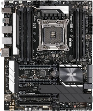 Материнская плата для рабочих станций MB ASUS WS X299 PRO Socket 2066 Core™ X-Series Processors, 8xDIMM, Max. 128GB, DDR4 Non-ECC UDIMM, 2xPCIe 3.0 x16 (x16 mode), 1xPCIe 3.0 x16 (x8 mode), 1xPCIe 3.0 x16 (x4 mode), 1xPCIe 3.0 x4 (x4 mode), Intel® I210-AT