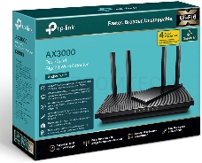 Роутер беспроводной TP-Link Archer AX55 AX3000 10/100/1000BASE-TX черный