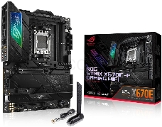 Материнская плата ASUS ROG STRIX X670E-F GAMING WIFI, Socket AM5, X670, 4*DDR5, HDMI+DP, 4xSATA3 + RAID, M2, Audio, Gb LAN, USB 3.2, USB 2.0, ATX; 90MB1BA0-M0EAY0
