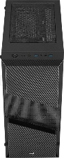 Корпус Aerocool Menace Saturn FRGB-G-BK-v1 черный без БП ATX 4x120mm 2xUSB2.0 1xUSB3.0 audio bott PSU