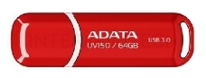 Флеш Диск 64GB ADATA UV150, USB 3.0, Красный