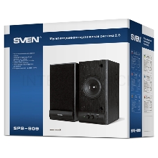 Колонки SVEN SPS-609, черный {2.0, 2 х 5 W RMS}