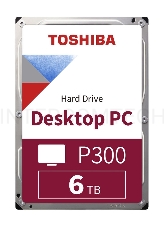 Жесткий диск Toshiba SATA-III 6Tb HDWD260UZSVA P300 (5400rpm) 128Mb 3.5