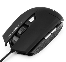 Мышь игровая Гарнизон GM-600G, Альмак, код Survarium, USB, чип Х1, черн., софт тач, 1600 DPI, 5кн.+колесо-кнопка