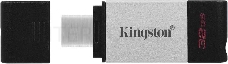 Накопитель KINGSTON DT80 32GB Flash USB 3.2 Gen 1, USB-C Storage