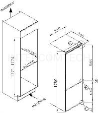 Встраиваемый холодильник Hansa BK303.0U